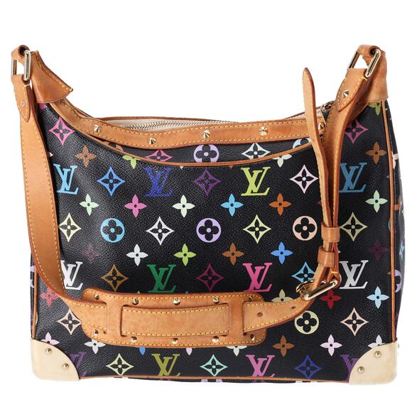 Louis Vuitton x Murakami Boulogne Shoulder Bag Monogram Multicolor Black - Picture 3 of 8